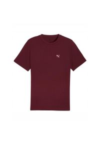 Koszulka na co dzień Męska Puma T-Shirt Bawełniana Sportowa. Kolor: czerwony. Materiał: bawełna. Sport: turystyka piesza #1
