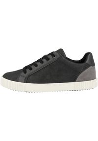 Geox - Buty GEOX D BLOMIEE Szary. Kolor: czarny, szary, wielokolorowy. Materiał: tkanina, skóra. Sport: turystyka piesza