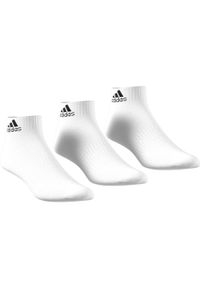 Adidas - Skarpetki adidas Cushioned Ankle 3 Pairs. Kolor: biały. Materiał: bawełna
