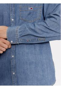 Tommy Jeans Koszula jeansowa Western DM0DM16609 Niebieski Relaxed Fit. Kolor: niebieski. Materiał: bawełna #3
