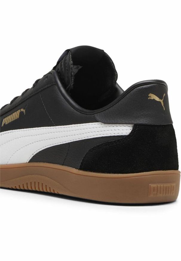 Buty Sportowe Męskie Puma Club 5v5. Zapięcie: sznurówki. Kolor: biały, czarny, żółty, wielokolorowy. Materiał: skóra, syntetyk, zamsz, materiał. Szerokość cholewki: normalna. Sport: turystyka piesza