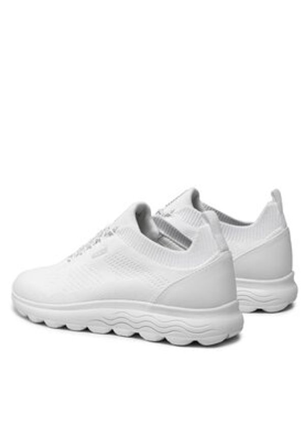 Geox Sneakersy D Spherica A D15NUA 0006K C1000 Biały. Kolor: biały. Materiał: materiał