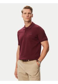 Beverly Hills Polo Club Polo P-SS26M-P42561 Bordowy Regular Fit. Typ kołnierza: polo. Kolor: czerwony. Materiał: bawełna #1