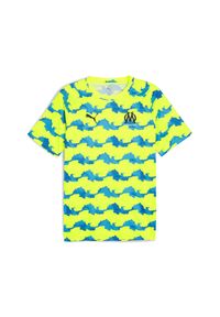 Puma - Koszulka rozgrzewkowa OM 2025/26. Kolor: żółty. Sport: piłka nożna #1