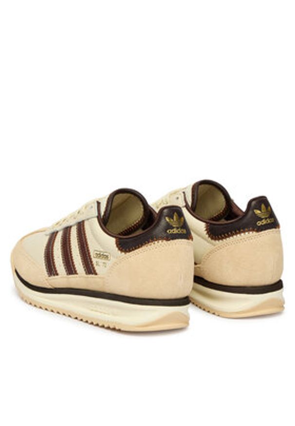 Adidas - adidas Sneakersy SL 72 RS HQ4909 Beżowy. Kolor: beżowy. Materiał: skóra