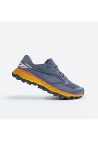 KIPRUN - Buty do biegania w terenie męskie Kiprun XT8. Kolor: czerwony, pomarańczowy, niebieski, wielokolorowy. Materiał: kauczuk, materiał. Szerokość cholewki: normalna. Sport: bieganie