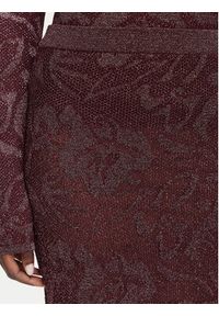 Liu Jo Spódnica ołówkowa WF6096 MA26S Fioletowy Slim Fit. Kolor: fioletowy. Materiał: bawełna #2