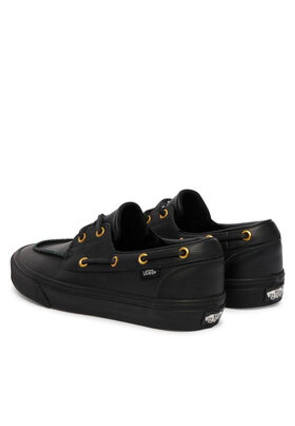 Vans Mokasyny 2-Eyelet VN000Z11CJK1 Czarny. Kolor: czarny. Materiał: skóra