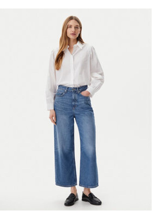 Marc O'Polo Jeansy M02 9078 12091 Niebieski Wide Leg. Kolor: niebieski
