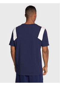 Fila T-Shirt Bormio FAM0175 Granatowy Regular Fit. Kolor: niebieski. Materiał: bawełna #4