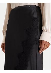 BOSS Spódnica maxi C_Vlace 50548389 Czarny Slim Fit. Kolor: czarny. Materiał: syntetyk #4