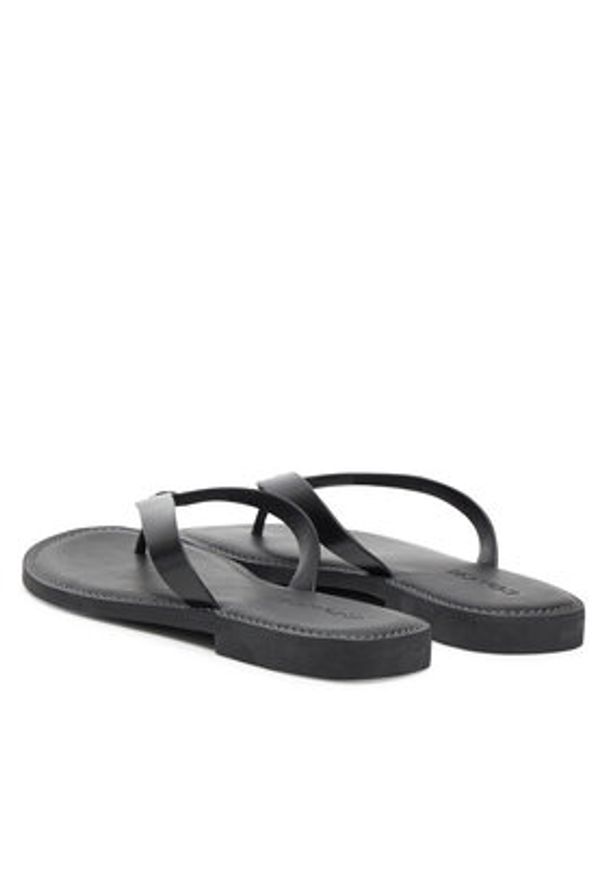 Coach Japonki Brianna CZ379 Czarny. Kolor: czarny. Materiał: skóra