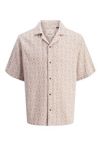 Jack & Jones - Jack&Jones Koszula Bluvincent 12273289 Beżowy Relaxed Fit. Kolor: beżowy. Materiał: bawełna #3