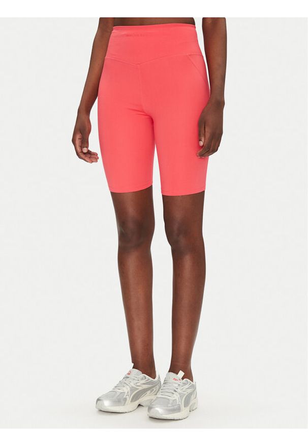 GIRLFRIEND COLLECTIVE - Girlfriend Collective Szorty sportowe Compressive High-Rise 4011 Różowy Slim Fit. Kolor: różowy. Materiał: syntetyk