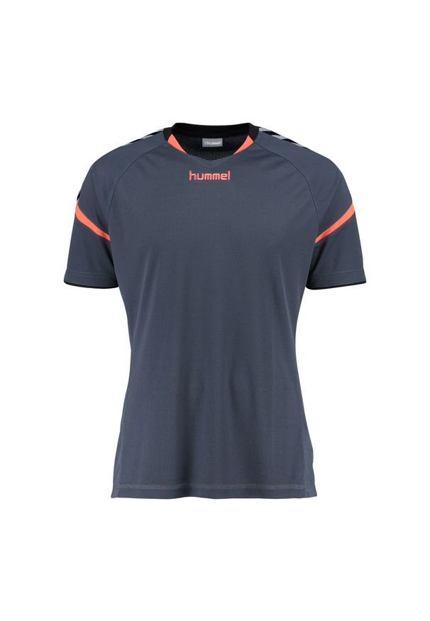 Koszulka dla dzieci Hummel auth charge poly. Kolor: wielokolorowy, niebieski, czarny, pomarańczowy. Sport: piłka ręczna