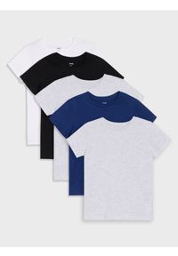 Sinsay - Koszulki w stylu basic 4 pack - mid blue