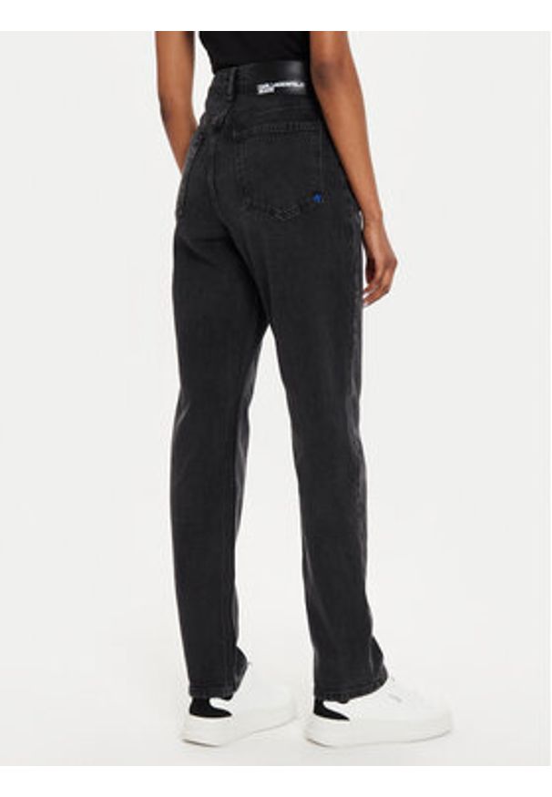 Karl Lagerfeld Jeans Jeansy 245J1104 Czarny Tapered Fit. Kolor: czarny