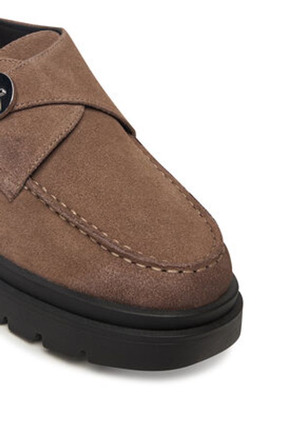 Coccinelle Loafersy E4 TD1 38 01 01 Brązowy. Kolor: brązowy. Materiał: skóra, zamsz