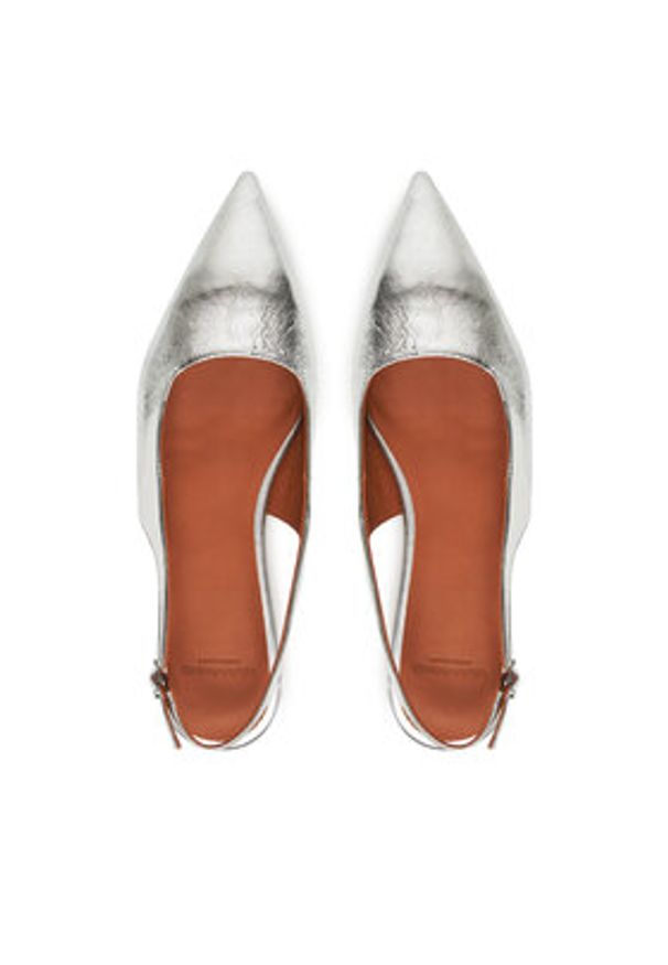 Vagabond Shoemakers Baleriny Hermine 5733-183-79 Srebrny. Kolor: srebrny. Materiał: skóra