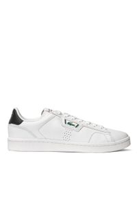 Sneakersy męskie białe Lacoste Masters Classic 01212 SMA WHT/BLK. Kolor: biały. Materiał: dzianina. Sezon: lato. Sport: bieganie #5