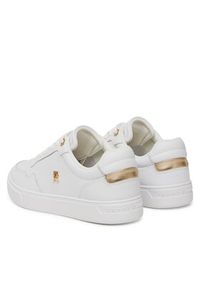 TOMMY HILFIGER - Tommy Hilfiger Sneakersy Essential Elevated Court Sneaker FW0FW08758 Biały. Kolor: biały. Materiał: skóra #4
