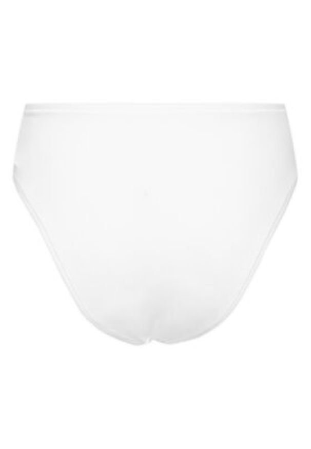 Hunkemöller Figi klasyczne z wysokim stanem 302036 Biały. Stan: podwyższony. Kolor: biały. Materiał: bawełna