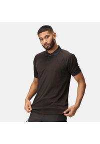 Regatta - Koszulka polo robocza męska Coolweave. Typ kołnierza: polo. Kolor: czarny. Materiał: materiał. Sport: turystyka piesza #1