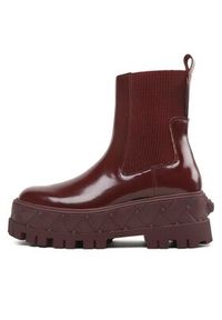 Kurt Geiger Botki London Chelsea 9353754109 Bordowy. Kolor: czerwony. Materiał: skóra #6