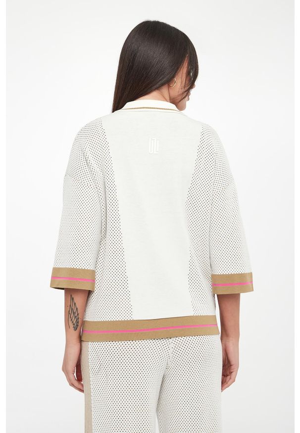 Sportalm - Polo damskie z krótki rękawem SPORTALM. Typ kołnierza: polo. Długość rękawa: krótki rękaw. Długość: krótkie