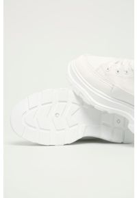 Answear Lab - Trampki. Nosek buta: okrągły. Zapięcie: sznurówki. Kolor: biały. Obcas: na platformie. Styl: wakacyjny #5