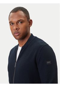 Bugatti Bluza 8750-85172D Granatowy Regular Fit. Kolor: niebieski. Materiał: bawełna #3