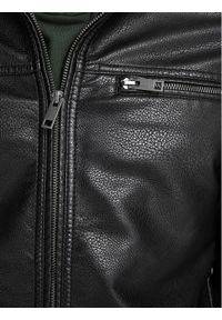 Jack & Jones Kurtka z imitacji skóry Rocky 12147218 Czarny Regular Fit. Kolor: czarny. Materiał: skóra #1