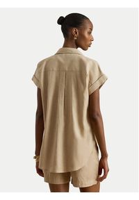 Lauren Ralph Lauren - LAUREN RALPH LAUREN Koszula 200699152052 Beżowy Relaxed Fit. Kolor: beżowy. Materiał: len #3