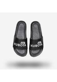 Klapki Kubota Premium Classic Black. Kolor: czarny, wielokolorowy, biały