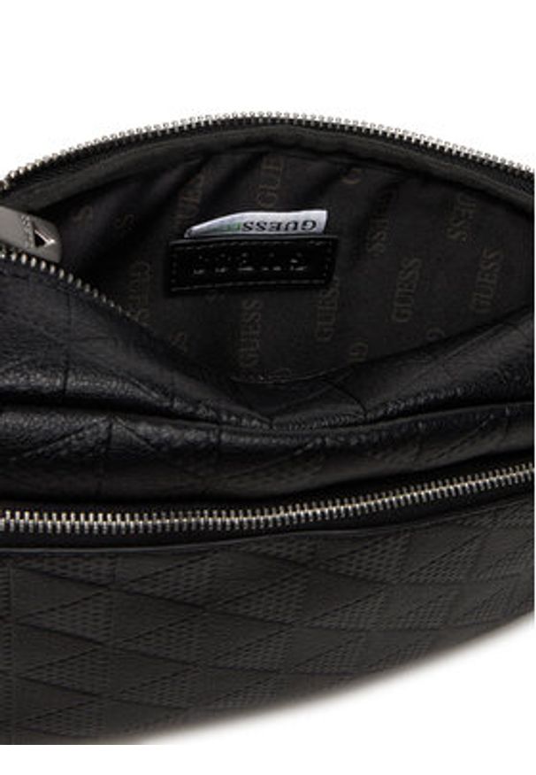 Guess Saszetka HMTOTE P6126 Czarny. Kolor: czarny. Materiał: skóra