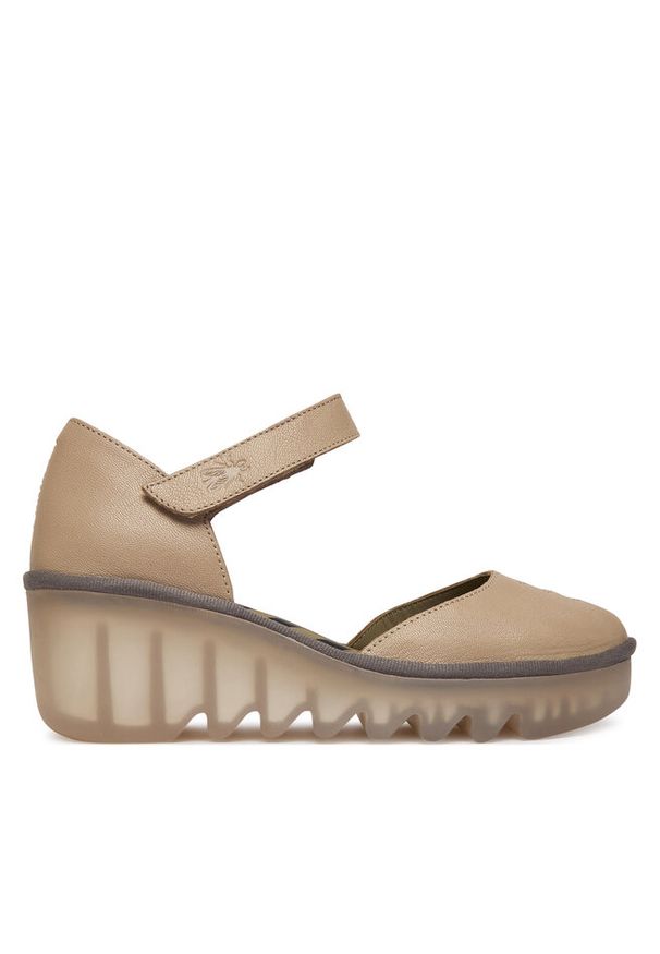 Półbuty Fly London. Kolor: beżowy