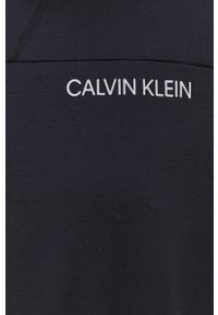 Calvin Klein Performance Bluza męska kolor czarny gładka. Okazja: na co dzień. Kolor: czarny. Materiał: dzianina. Wzór: gładki. Styl: casual #5