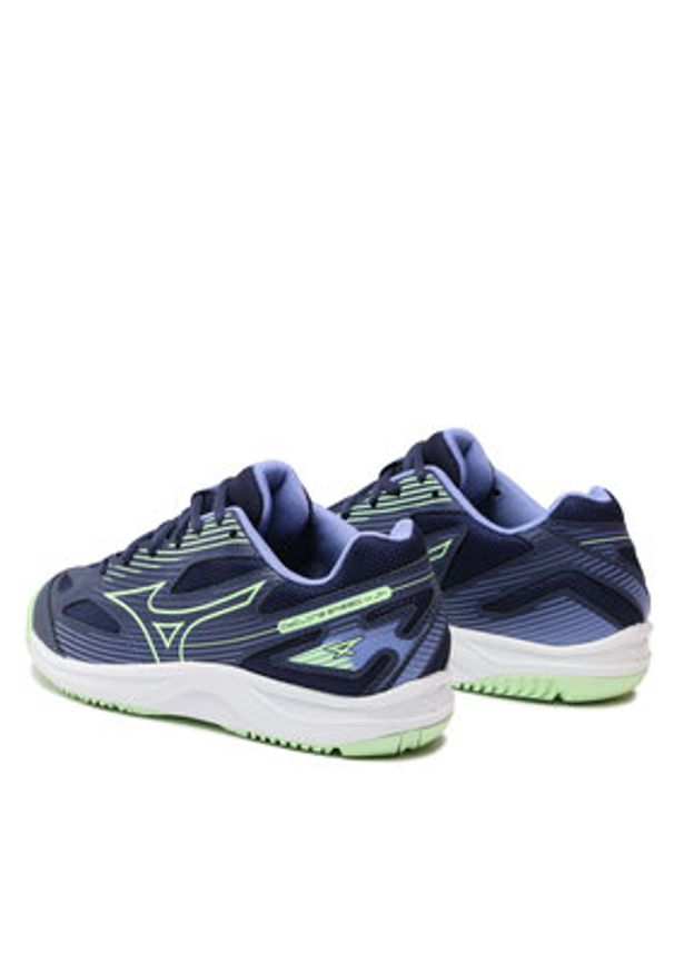 Mizuno Buty halowe Cyclone Speed 4 Jr V1GD2310 Niebieski. Kolor: niebieski. Materiał: materiał