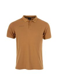 STANNO - Polo Stanno Base. Okazja: na co dzień. Typ kołnierza: polo. Kolor: brązowy. Materiał: bawełna, poliester. Styl: casual, sportowy