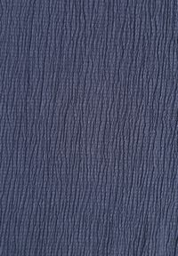 Born2be - Niebieska Prosta Spódnica z Rozcięciem z Boku ze Strukturalnej Tkaniny Orinelin. Okazja: do pracy, na co dzień. Kolor: niebieski. Materiał: tkanina. Długość: długie. Styl: elegancki, casual #6