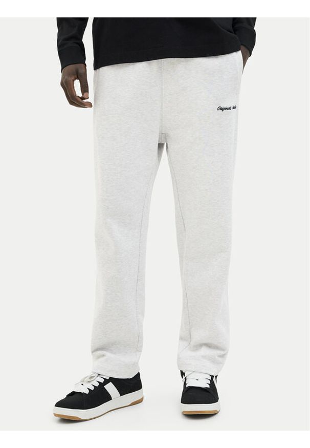 Jack & Jones Spodnie dresowe Kane Norrebro 12282553 Szary Relaxed Fit. Kolor: szary. Materiał: bawełna