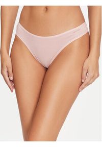 Calvin Klein Underwear Komplet 5 par stringów Thong 5Pk 000QD5250E Kolorowy. Materiał: bawełna. Wzór: kolorowy #4