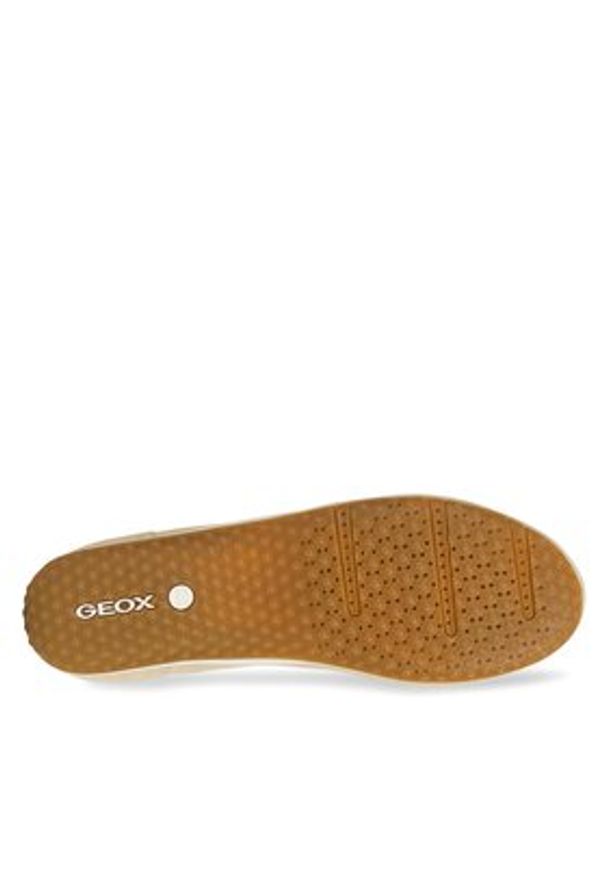 Geox Sneakersy D Vega D3509A 022Y3 C0135 Beżowy. Kolor: beżowy. Materiał: skóra