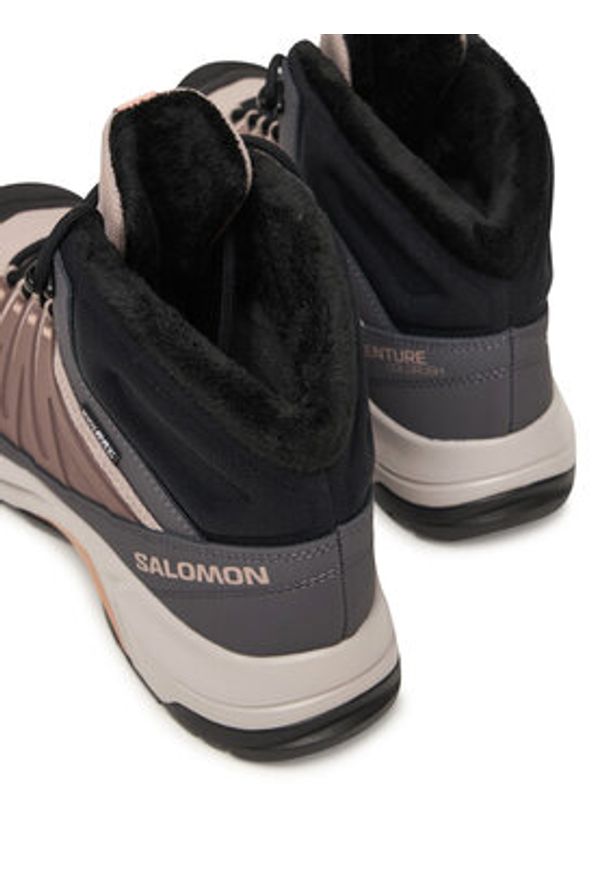 salomon - Salomon Trekkingi X-Adventure Coldrush Waterproof L47856500 Różowy. Kolor: różowy. Materiał: materiał