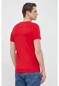 TOMMY HILFIGER - Tommy Hilfiger t-shirt bawełniany kolor czerwony z nadrukiem. Kolor: czerwony. Materiał: bawełna. Wzór: nadruk #2