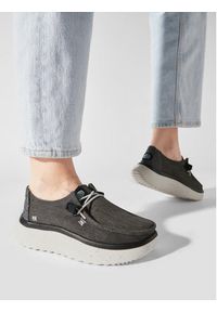 Hey dude - Hey Dude Półbuty Wendy Peak Chambray 40255-001 Szary. Kolor: szary. Materiał: materiał #7