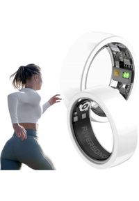 Riversong smart ring Trinity biały SR01 rozmiar 8 średnica wew 18mm. Rodzaj zegarka: cyfrowe. Kolor: biały #1