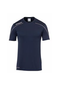 UHLSPORT - Koszulka sportowa męska Uhlsport Stream 22. Kolor: biały, wielokolorowy, niebieski. Materiał: poliester. Długość rękawa: krótki rękaw. Długość: krótkie. Sport: fitness