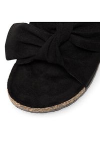 DeeZee Klapki WSLS19-02 Czarny. Kolor: czarny. Materiał: materiał #7