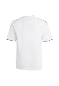 Adidas - Oficjalna koszulka piłkarska dla dzieci ADIDAS Olympique Lyonnais 25/26 domowa. Sport: piłka nożna